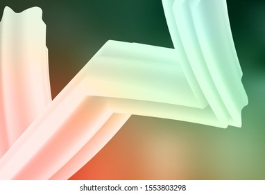 Light Green, Red vector colorful abstract texture. New colored illustration in blur style with gradient. Elegant background for a brand book.