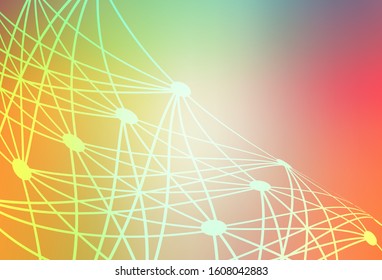 Light Green, Red vector colorful abstract background. Modern abstract illustration with gradient. Blurred design for your web site.