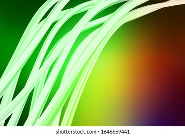 Hellgrüne, rote Vektorillustration bunte abstrakte Textur. Neue farbige Illustration im unscharfen Stil mit Farbverlauf. Kluges Design für Ihre Arbeit.