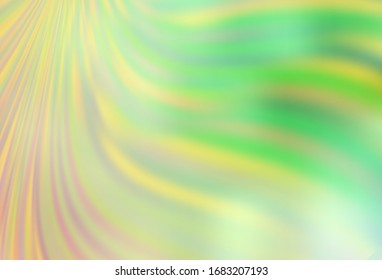 Fondo nítido de color verde claro, rojo vectorial. Ilustración abstracta colorida con degradado. Nuevo diseño de estilo para su libro de marca.