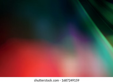 Light Green, Red vector colorful abstract texture. An elegant bright illustration with gradient. The best blurred design for your business.
