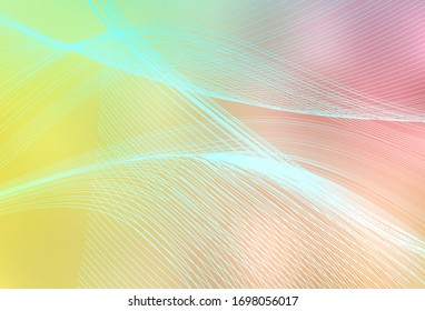 Light Green, Red vector colorful abstract background. Colorful illustration in abstract style with gradient. The best blurred design for your business.