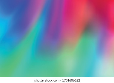 Light Green, Red vector colorful blur background. New colored illustration in blur style with gradient. New way of your design.