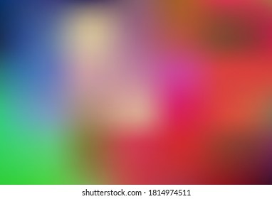 Light Green, Red vector colorful abstract texture. An elegant bright illustration with gradient. Smart design for your work.