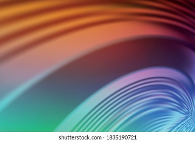 Verde claro, rojo vector colorido fondo de borrosidad. Ilustración colorida brillante de estilo inteligente. Diseño borroso para su sitio web.