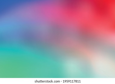 Light Green, Red vector colorful abstract texture. Colorful illustration in abstract style with gradient. New design for your business.