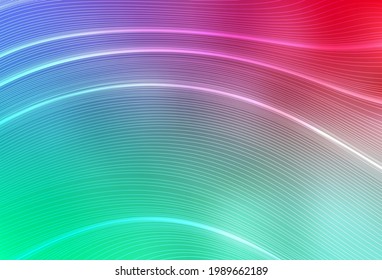 Verde claro, rojo vectorial colorido fondo abstracto. Ilustración abstracta brillante con diseño gradiente. Diseño completamente nuevo para su negocio.
