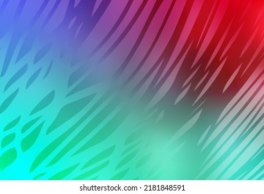 Light Green, Red vector colorful blur backdrop. New colored illustration in blur style with gradient. New way of your design.