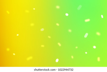 Light Green, Red vector cover with beautiful snowflakes. Modern geometrical abstract illustration with crystals of ice. The pattern can be used for year new  websites.
