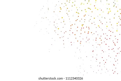 Light Green, Red vector  cover with spots. Illustration with set of shining colorful abstract circles. The pattern can be used for beautiful websites.