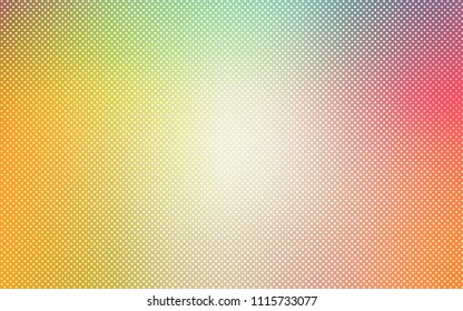 Light Green, Red vector cover with spots. Glitter abstract illustration with blurred drops of rain. Pattern can be used for ads, leaflets.