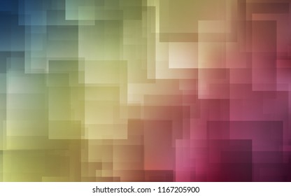 Light Green, Red vector cover with stright stripes. Blurred decorative design in simple style with lines. Smart design for your business advert.