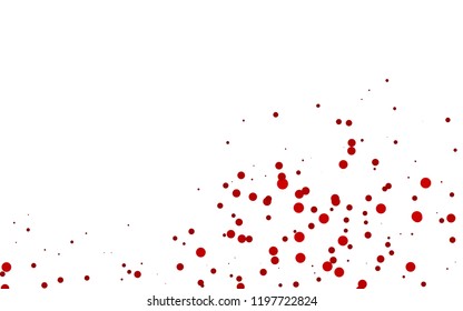Light Green, Red vector cover with circles. Blurred decorative design in abstract style with bubbles. Pattern for beautiful websites.
