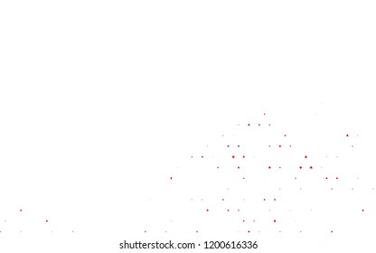 Light Green, Red vector cover in polygonal style. Beautiful illustration with triangles in nature style. Pattern for commercials.