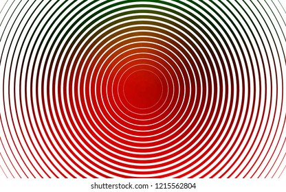 Light Green, Red vector cover with spots. Blurred bubbles on abstract background with colorful gradient. Pattern for beautiful websites.