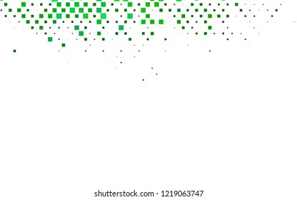 Light Green, Red vector cover in polygonal style. Abstract gradient illustration with rectangles. Smart design for your business advert.