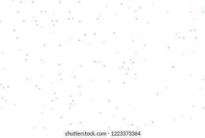 Light Green, Red vector  cover with spots. Blurred decorative design in abstract style with bubbles. The pattern can be used for beautiful websites.
