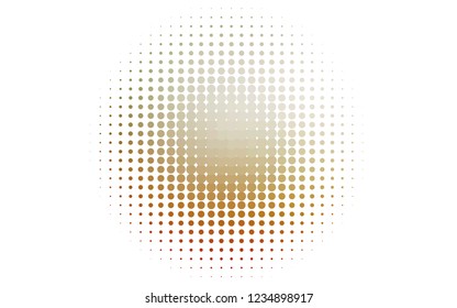 Light Green, Red vector cover with spots. Illustration with set of shining colorful abstract circles. Pattern of water, rain drops.