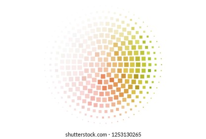 Light Green, Red vector cover in polygonal style. Modern abstract illustration with colorful rectangles. The template can be used as a background.