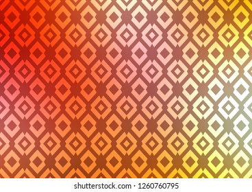 Light Green, Red vector cover in polygonal style. Beautiful illustration with rectangles and squares. Smart design for your business advert.