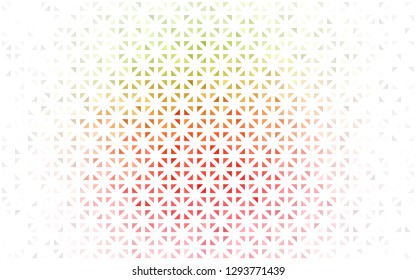 Light Green, Red vector cover in polygonal style. Modern abstract illustration with colorful triangles. Pattern for busines ad, booklets, leaflets