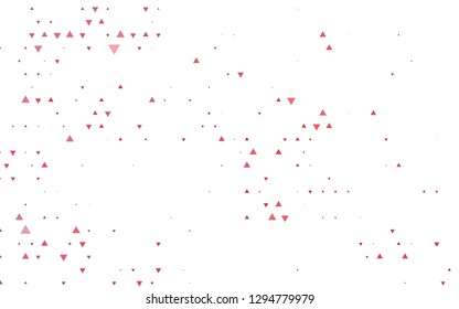 Light Green, Red vector cover in polygonal style. Triangles on abstract background with colorful gradient. Modern template for your landing page.