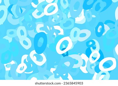 Verde claro, cubierta vectorial roja con manchas. Ilustración con un conjunto de círculos abstractos de colores brillantes. Plantilla para su libro de marca.