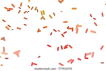 Light Green, Red vector cover with rounded stripes. Capsules on blurred abstract background with gradient. Smart design for your business advert.