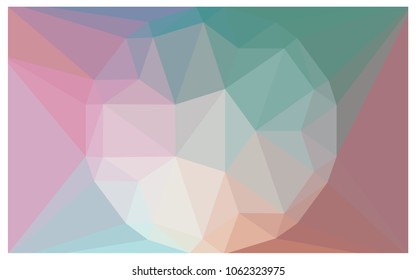 Light Green, Red vector diamond Pattern. Geometric Gemstone sample. Repeating template with a gem in center. Jewelry gems texture for your design. Pattern can be used for background.