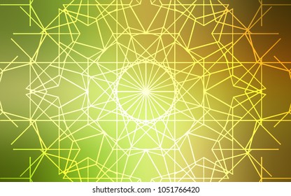 Light Green, Red vector doodle bright background. Shining colored illustration with childish doodles in Arabic style. The pattern can be used for wallpapers and coloring books.