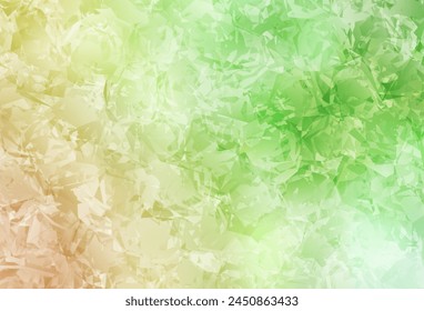 Light Green, Red vector doodle backdrop with roses, flowers. Modern abstract illustration with flowers. Elegant pattern for your brand book.