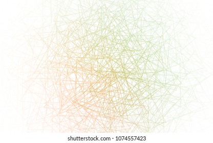 Light Green, Red vector geometric simple minimalistic background, which consist of triangles on white background. Triangular pattern with gradient for your business design. 