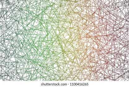 Light Green, Red vector geometric simple minimalistic background, which consist of triangles on white background. Triangular pattern with gradient for your business design. 