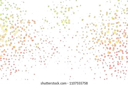 Light Green, Red vector geometric simple minimalistic background, which consist of triangles on white background. Triangular pattern with gradient for your business design. 