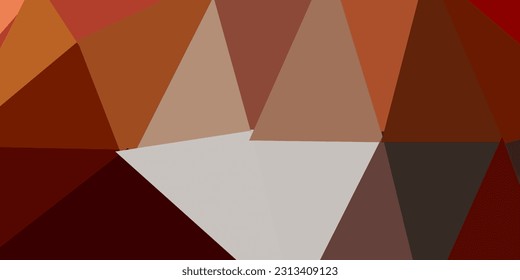 Hellgrünes, rotes, geometrisches polygonales Layout mit Vektorgrafik. Illustration im Glasbruch mit Dreiecken. Ihr Design für Anwendungen.