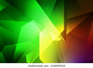 Light Green, Red vector Glitter abstract illustration with blurred drops of rain. Modern abstract illustration with colorful water drops. Simple design for your web site.