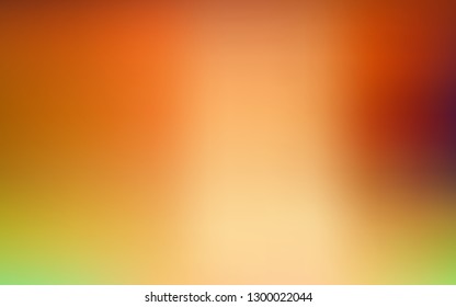 Light Green, Red vector glossy abstract backdrop. New colored illustration in blur style with gradient. Background for designs.