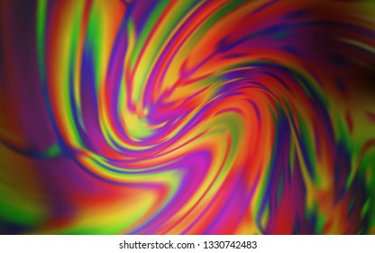 Light Green, Red vector glossy abstract background. Colorful illustration in abstract style with gradient. New style design for your brand book.