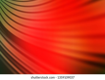 Light Green, Red vector glossy abstract template. A completely new color illustration in a bokeh style. The background for your creative designs.