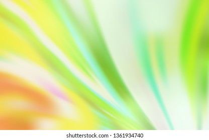 Light Green, Red vector glossy abstract background. An elegant bright illustration with gradient. New style for your business design.