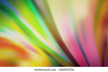 Light Green, Red vector glossy abstract background. New colored illustration in blur style with gradient. The best blurred design for your business.