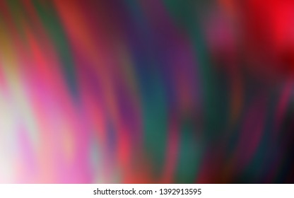 Light Green, Red vector glossy abstract background. New colored illustration in blur style with gradient. The best blurred design for your business.