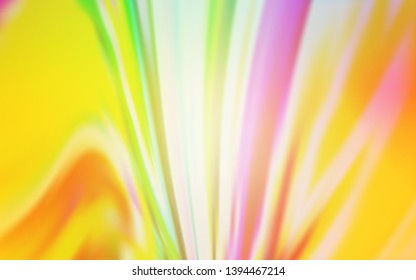 Light Green, Red vector glossy abstract background. Colorful abstract illustration with gradient. Background for designs.