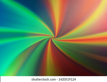 Light Green, Red vector glossy abstract background. An elegant bright illustration with gradient. Brand new style for your business design.
