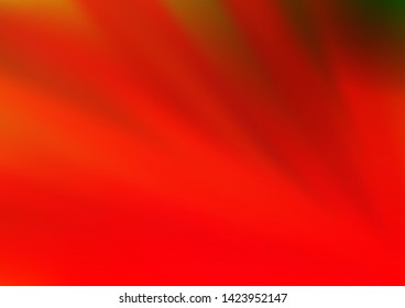 Light Green, Red vector glossy abstract template. An elegant bright illustration with gradient. A completely new template for your design.