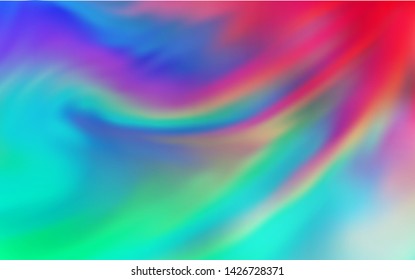 Light Green, Red vector glossy abstract background. Colorful illustration in abstract style with gradient. New style design for your brand book.