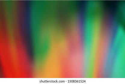 Light Green, Red vector glossy abstract background. Abstract colorful illustration with gradient. Background for designs.