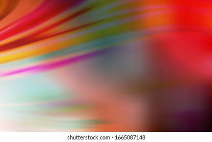 Light Green, Red vector glossy abstract layout. Colorful abstract illustration with gradient. New way of your design.