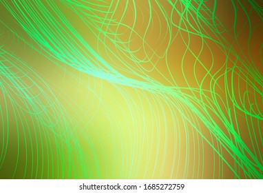 Light Green, Red vector glossy abstract backdrop. Abstract colorful illustration with gradient. Background for a cell phone.