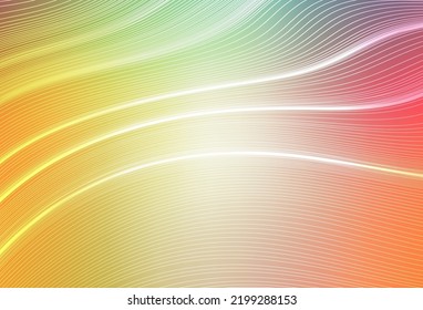 Diseño abstracto brillante de vectores rojos y verde claro. Una elegante ilustración brillante con gradiente. Fondo para los diseños.